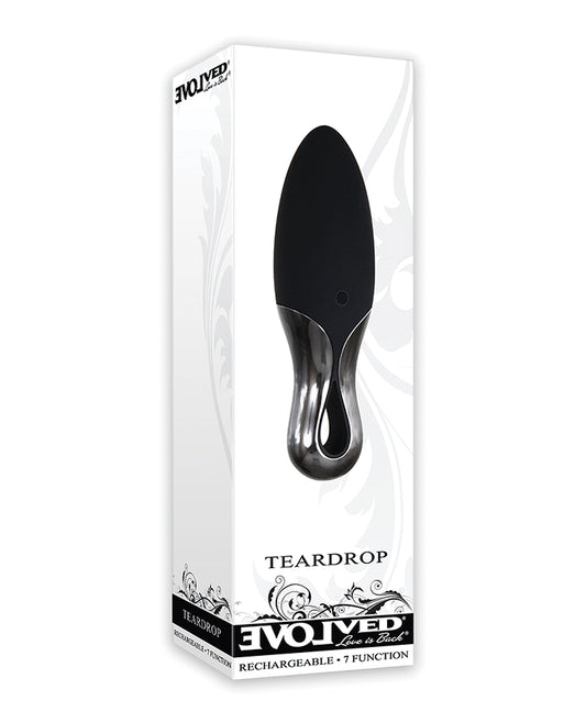 Evolved Vibrator Teardrop Shape Waterproof Design 7 Speeds for Discreet On-the-Go Stimulation