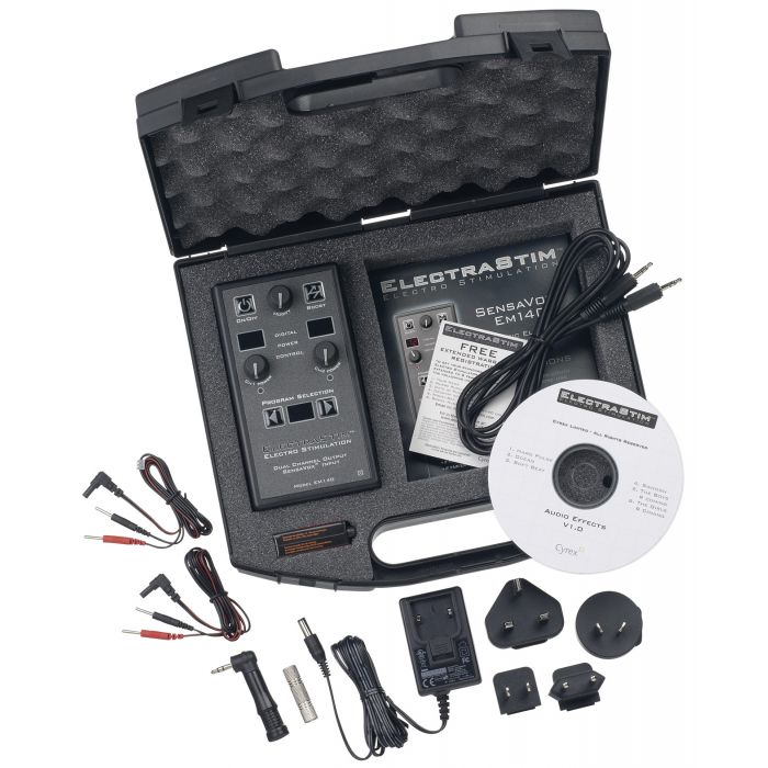 ElectraStim Stimulator Dual Channel Digital Power Control Audio Input for Advanced Electro Stimulation
