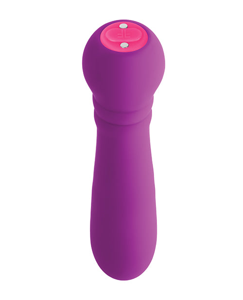 Ultra Bullet Massager with Magnetic Charging and 20 Modes - Purple