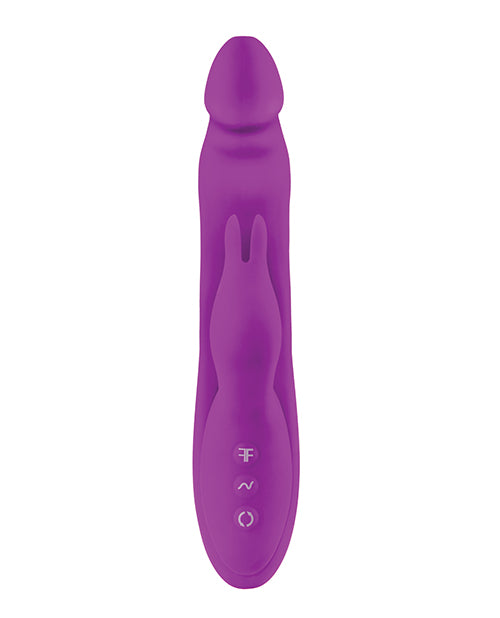Femme Funn Booster Rabbit Vibrator with Rotating Dual Heads – Purple