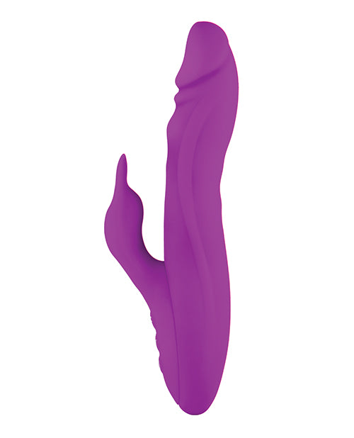 Femme Funn Booster Rabbit Vibrator with Rotating Dual Heads – Purple