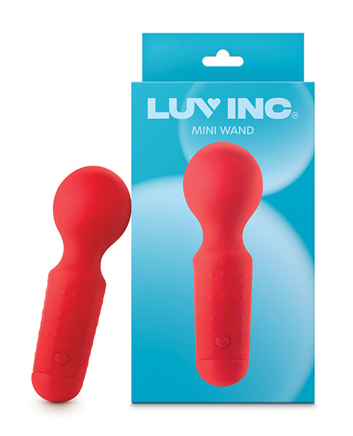 Luv Inc. Stimulator Mini Wand Flexible Neck 10 Vibration Modes for Targeted Massage