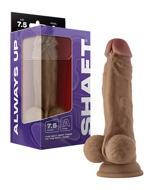 Shaft Realistic Silicone Dong Classic Straight Shape with Suction Cup for Versatile Pleasure