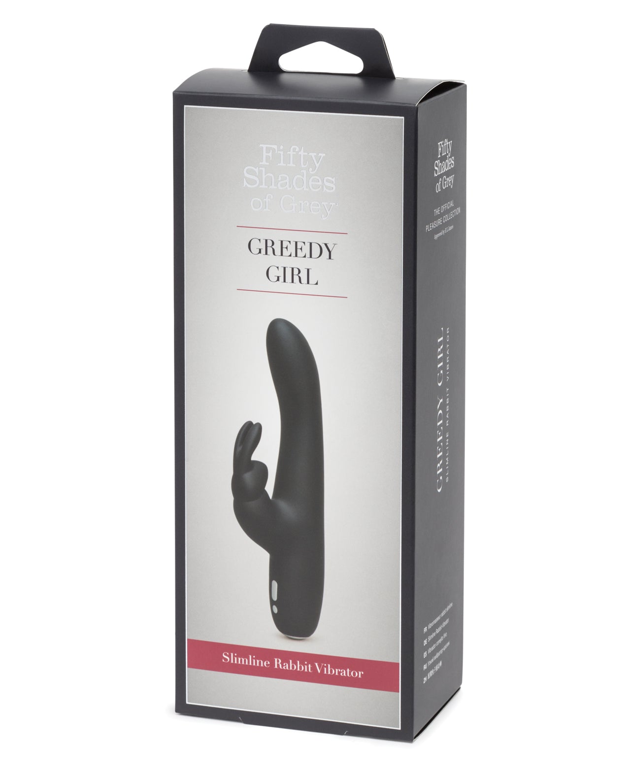 Fifty Shades of Grey Rabbit Vibrator Silky Soft Silicone Dual Stimulation Slimline Design for G-spot and Clitoral Pleasure