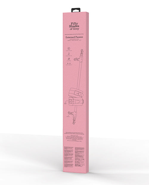 Purple Faux Leather Spreader Bar with Fur-Lined Ankle Cuffs