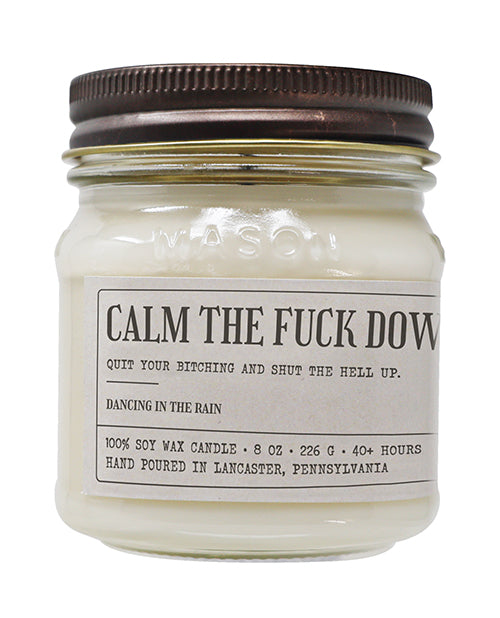 Sleazy Greetings Setting The Mood Candle 100% Soy Wax Cheeky Label Hand-Poured for Humorous Gift Giving