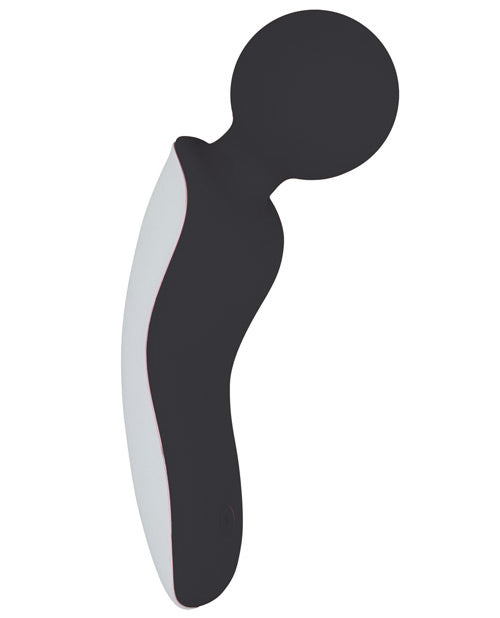 Gigaluv Orbital Wand Black Vibrator with 9 Modes and USB Rechargeable Design for Intense Clitoral Stimulation