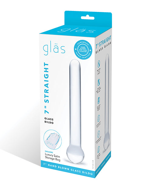 Glas Dildo Straight Glass Fracture-Resistant Bulbous Handle for Intense Penetration and Easy Control