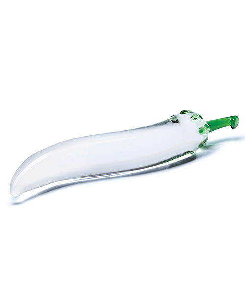 Glas Glass Naturals Chili Pepper Dildo for Discreet Pleasure & Temperature Play
