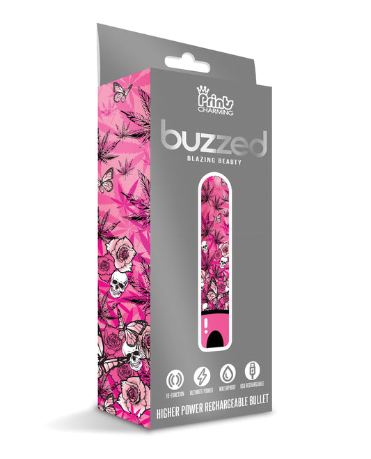 Prints Charming bullet vibrator vibrant cannabis print waterproof design for discreet stimulation and eco-conscious pleasure