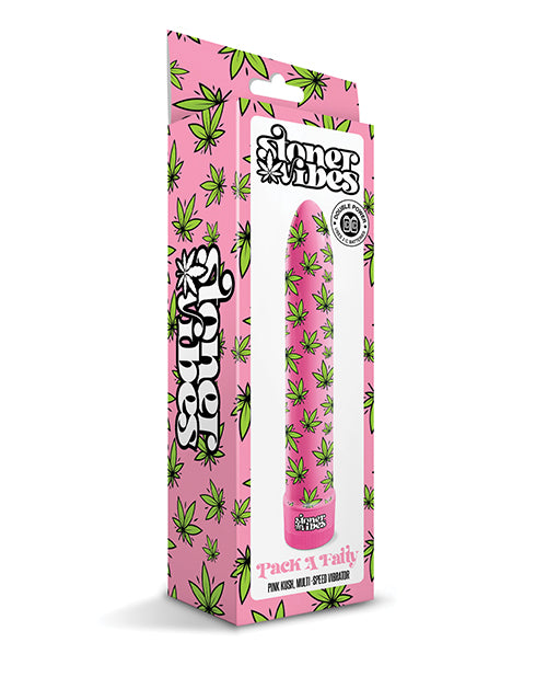 Stoner Vibes Vibrator Cannabis Design Multi-Speed Seamless for Stimulating Pleasure