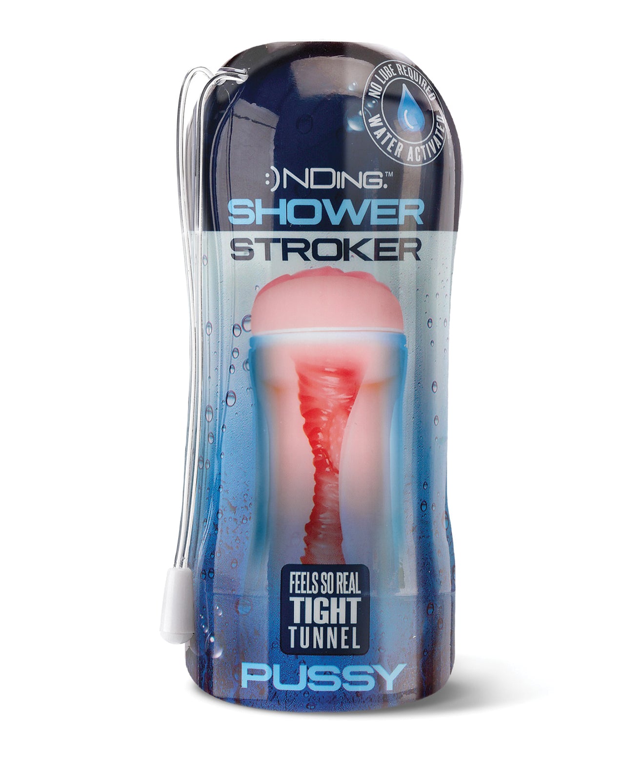 Happy Ending Masturbator Shower Stroker Water-Activated Tight Tunnel for Realistic Sensation