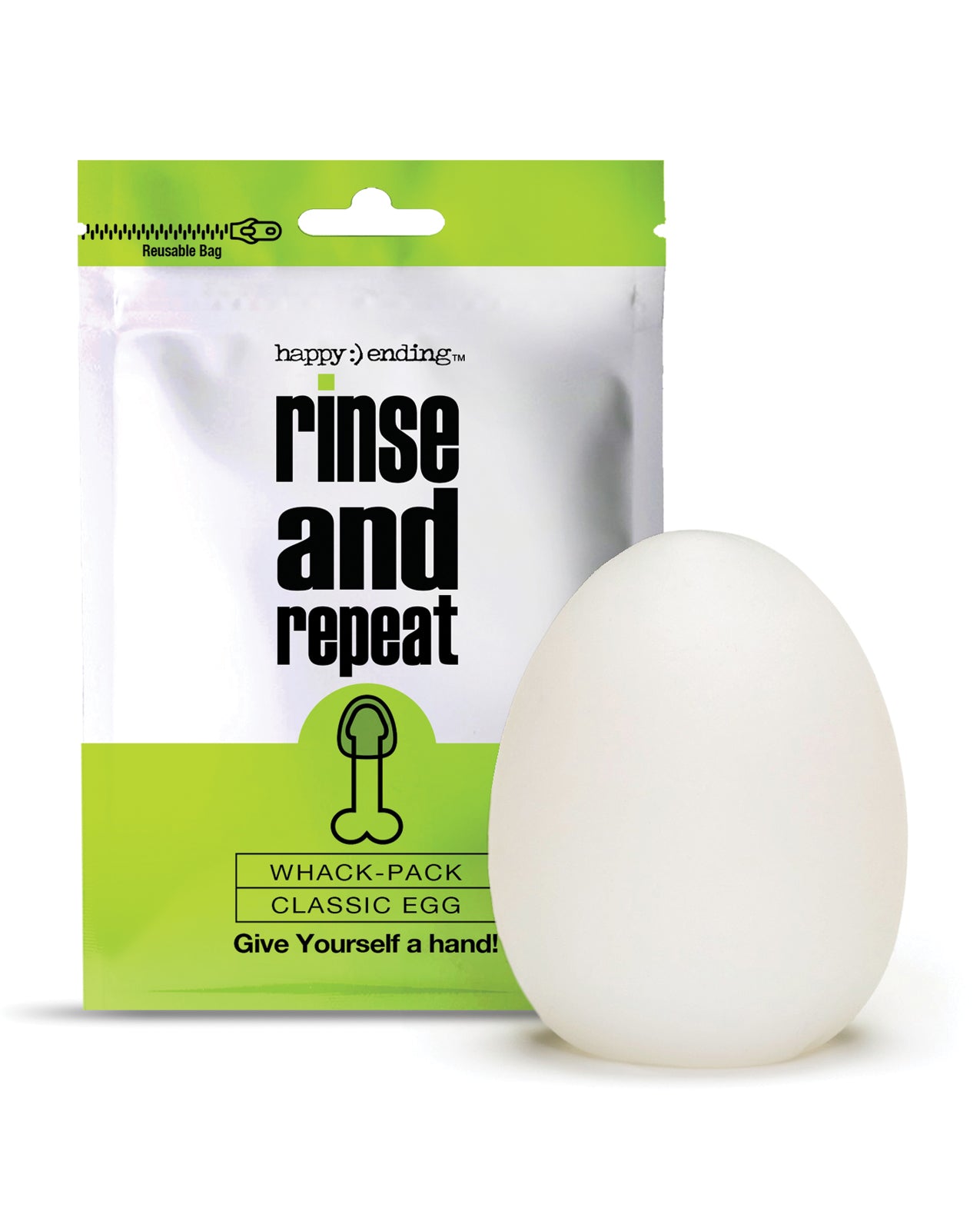 Happy Ending Male Masturbator Textured Reversible Design for Enhanced Sensation and Solo Play