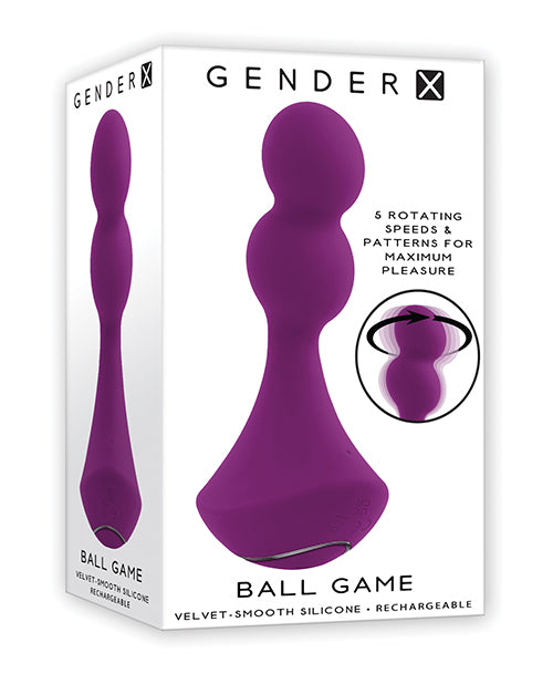 Gender X Vibrator Rotating Stacked Silicone Balls Multi-Speed for Versatile Intimate Stimulation