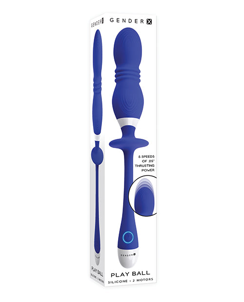 Gender X Vibrator Dual-Orb Design Flexible Handle Waterproof for Versatile Sexual Pleasure