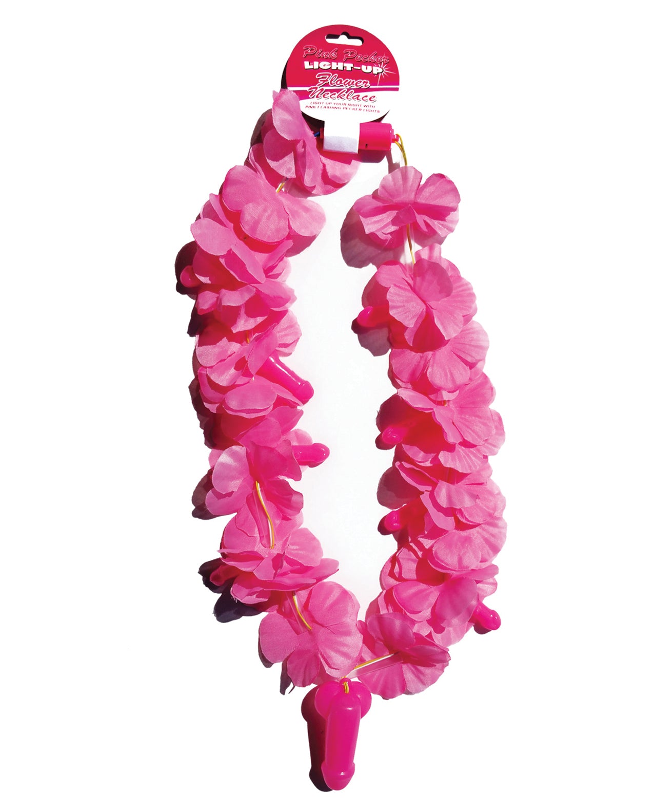 Hott Products Bachelorette & Party Supplies Necklace with Rainbow Stripes and Flashing Lights for Event Celebrations