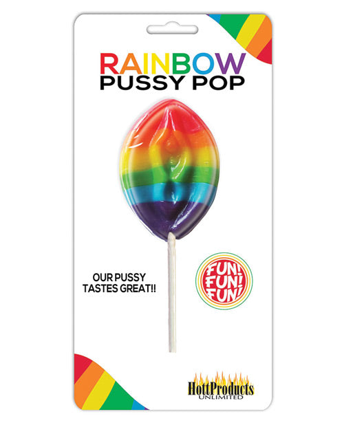 Hott Products Bachelorette & Party Supplies Rainbow Pussy Pops Fruit Flavors for Fun Bachelorette Gatherings