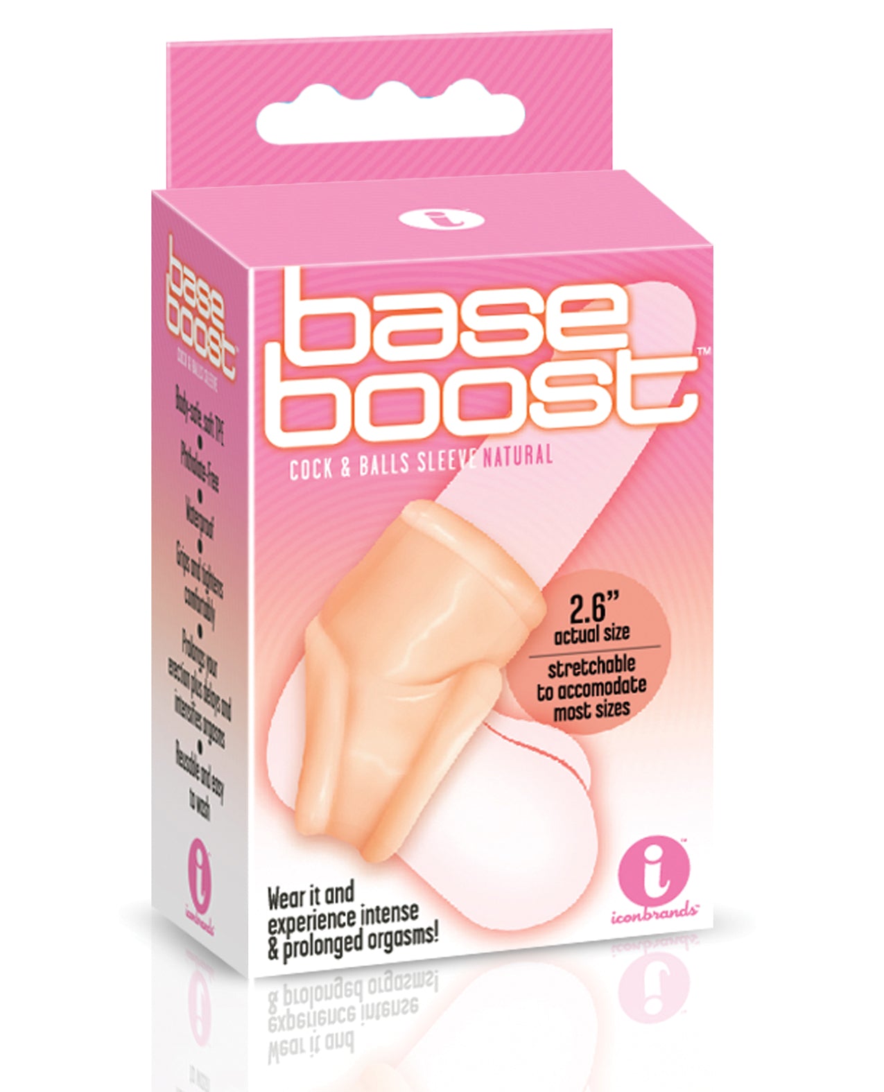 The 9s Penis Enhancement Sleeve Stretchable TPE Material Natural Color for Prolonged Performance
