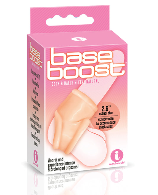The 9s Penis Enhancement Sleeve Stretchable TPE Material Natural Color for Prolonged Performance