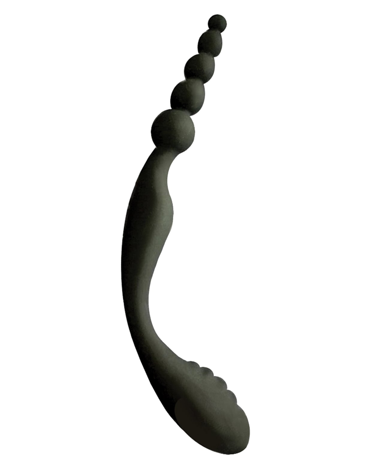 Extra Long Silicone Anal Beads with Five Pleasure Bumps and Easy Pull Handle