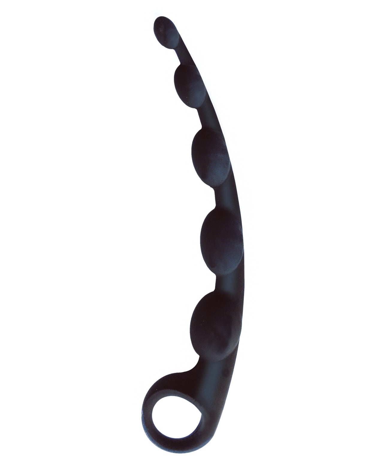 S-Curved Silicone Anal Beads with Easy Pull Handle