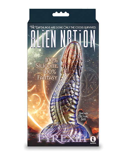 Alien Nation Dildo Fantasy Metallic Copper Gold Artistic Design for Unique Pleasure Experience