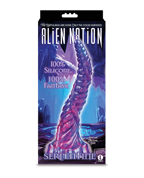 Alien Nation Dildo Realistic Veined Texture Vibrant Design for Fantasy Pleasure