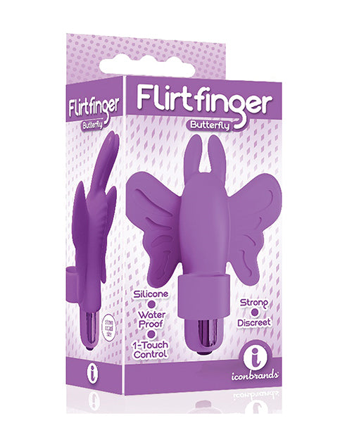 The 9's Finger Vibrator Soft Silicone Butterfly Design with Flexible Wings for Versatile Intimate Stimulation