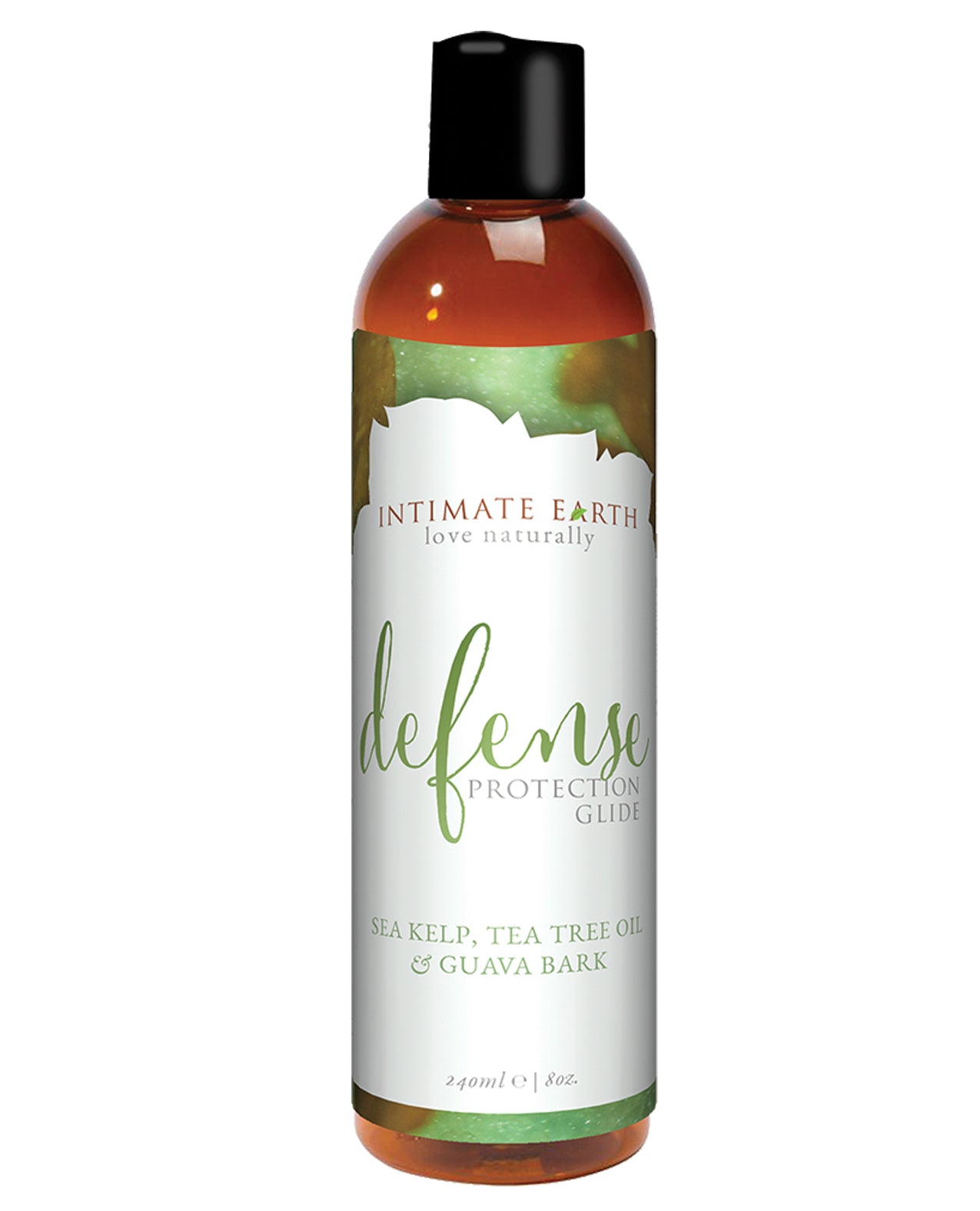 Intimate Earth Lubricant Defense Protection Glide with Carrageenan and Tea Tree Oil for Gentle Hygiene
