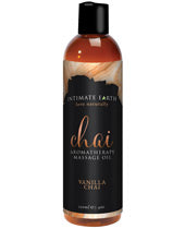 Intimate Earth Chai Massage Oil - 120 ml Vanilla & Chai