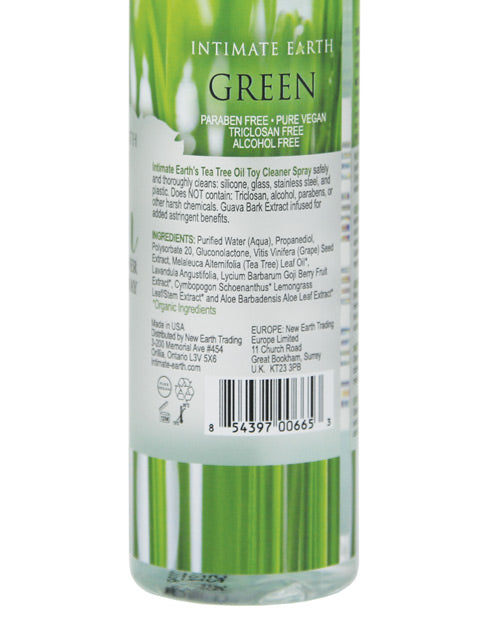 Green Tea Tree Oil Toy Cleaner Spray with Natural Antibacterial Ingredients