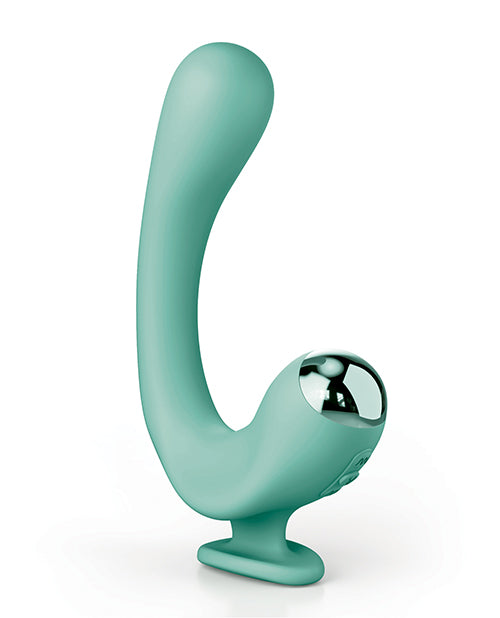 Jimmyjane Vibrator Dual Motors Warming Mode Ergonomic Finger Grip for G-spot and Clitoral Stimulation