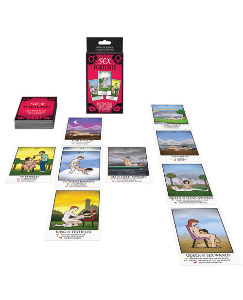 Kheper Games Tarot Cards Romantic Game 78 Illustrated Fortune Cards for Couples’ Intimate Play