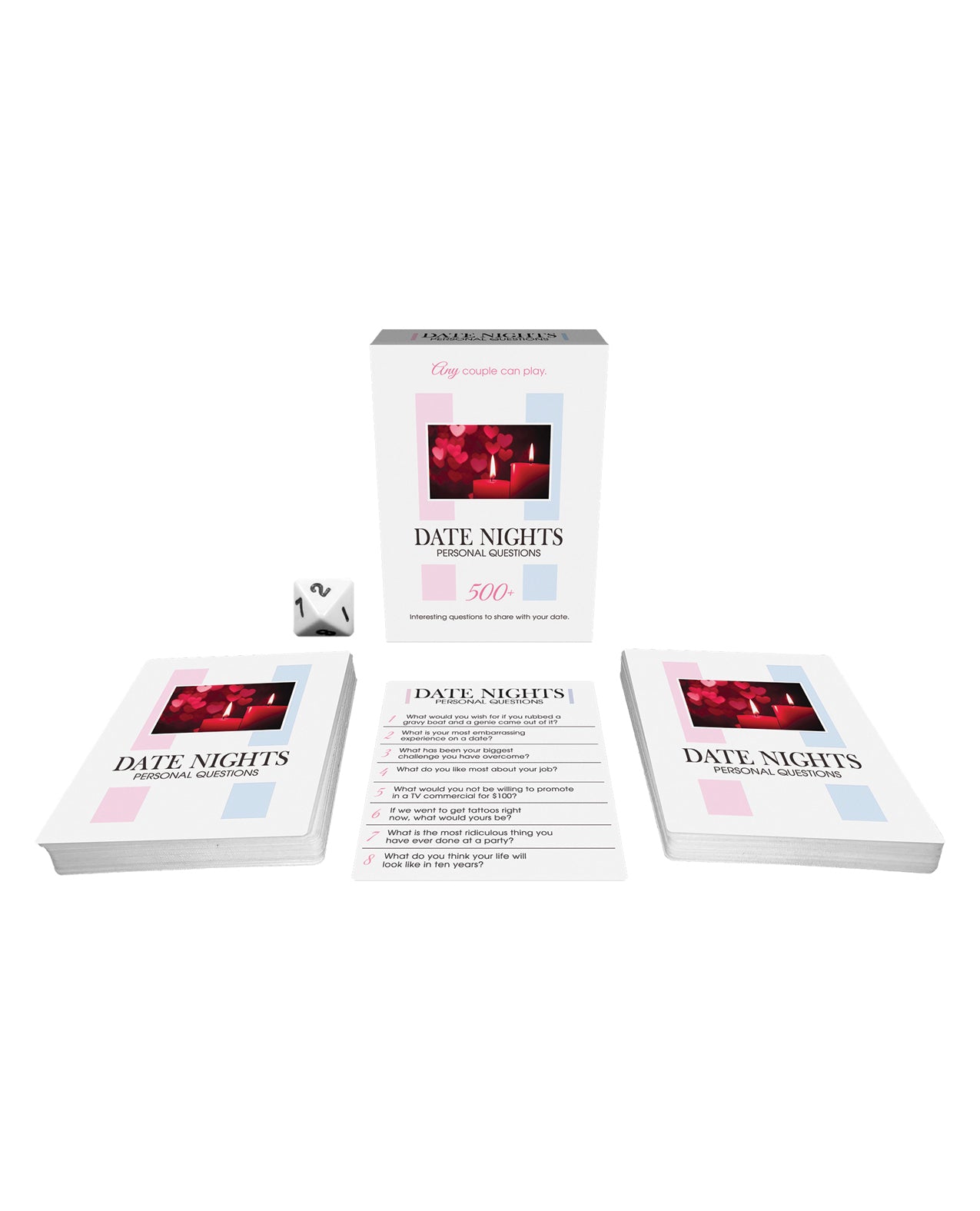 Kheper Games Couples Game Date Nights Personal Questions with Gender-Neutral Cards for Meaningful Conversations