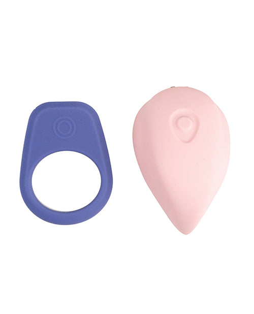 Kiiroo Luxus Couples Cock Ring Combo - Blue