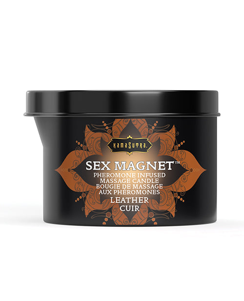 Pheromone Massage Candle with Leather & Cedar Scent