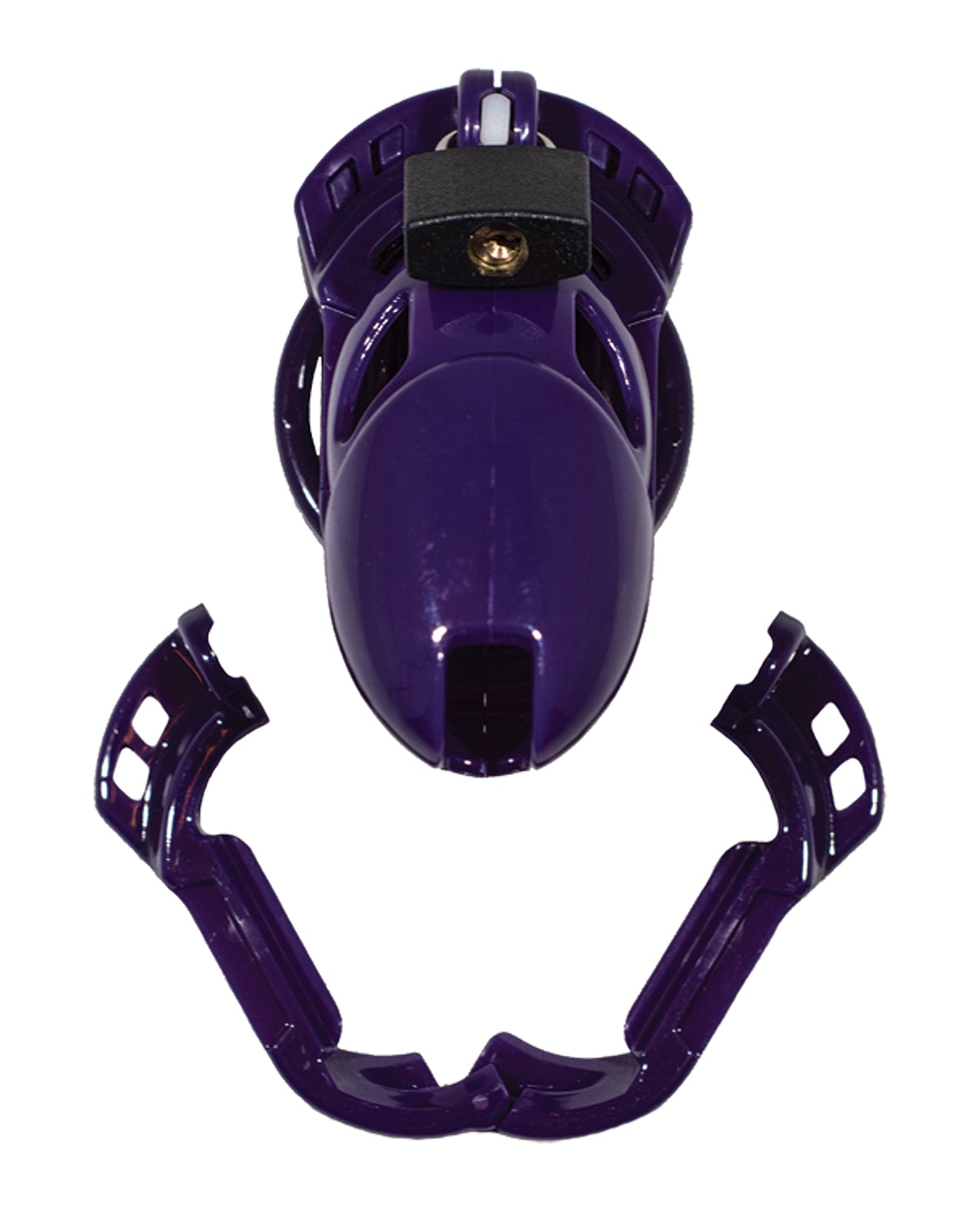 Locked In Lust The Vice Standard Purple Male Chastity Device with Anti-Pullout System