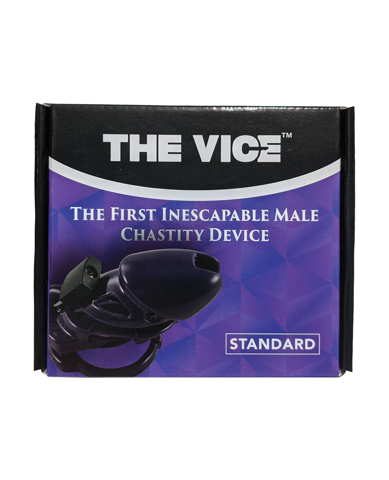 Locked In Lust The Vice Standard Purple Male Chastity Device with Anti-Pullout System