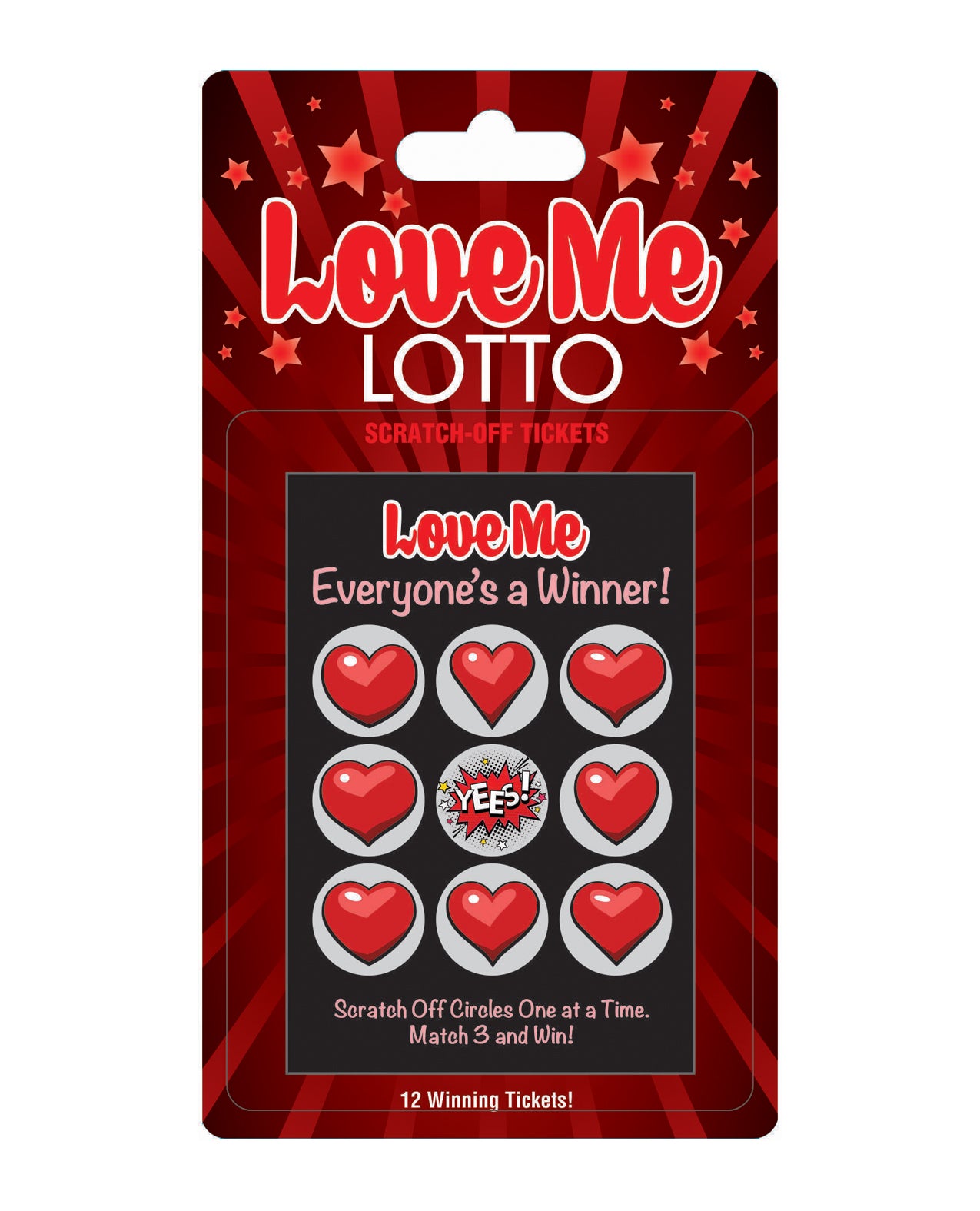 Little Genie Setting The Mood Love Me Lotto Scratch-Off Tickets with Fun Surprises for Couples Romance