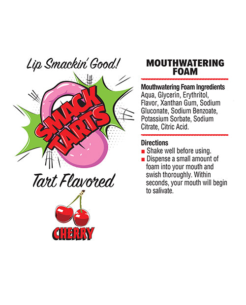 Smack Tarts Mouthwatering Foam - Sour Cherry Flavored Edible Body Foam
