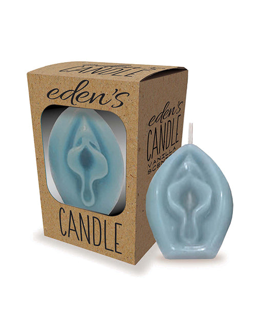 Little Genie Vagina Candle Blue Vanilla Scent Decorative Mood Candle for Relaxing Ambiance
