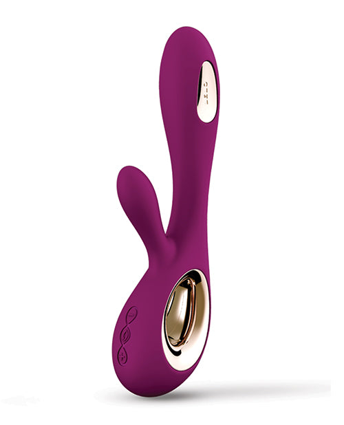LELO Vibrator Soraya Wave Deep Rose with Wave Motion and Flexible Arm for Dual Stimulation Pleasure
