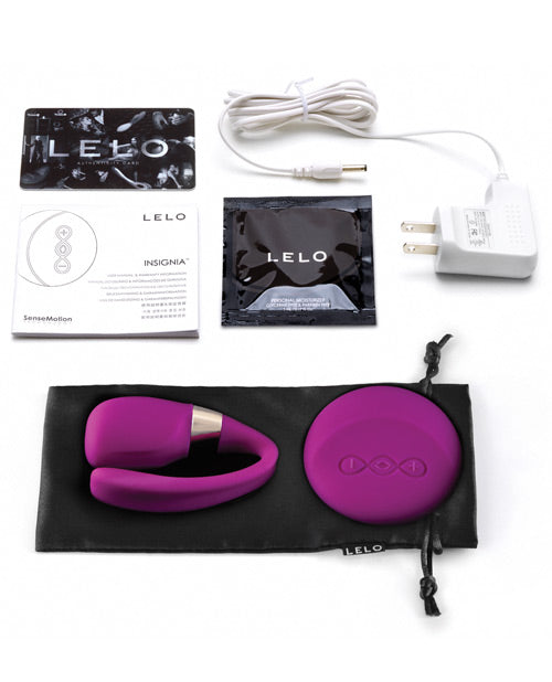 LELO Tiani 3 Couples' Vibrator with SenseMotion Remote - Deep Rose