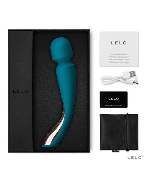 LELO Smart Wand 2 Medium Ocean Blue Full-Body Massager with 10 Vibration Patterns