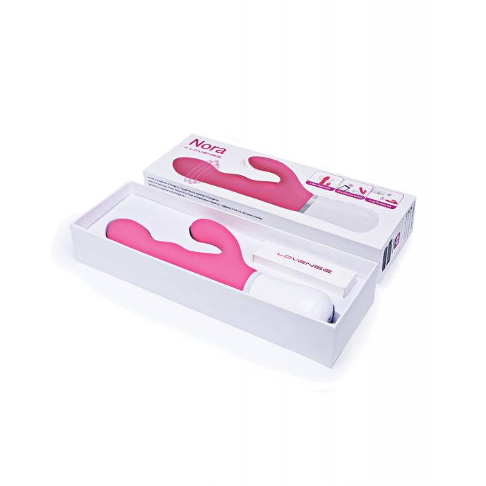 Lovense Vibrator Rabbit Style Rotating Head App-Connected for G-Spot and Clitoral Stimulation