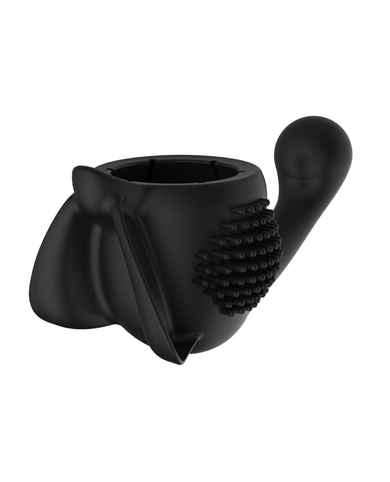 Lovense Domi Flexible Rechargeable Mini Wand Attachment - Black