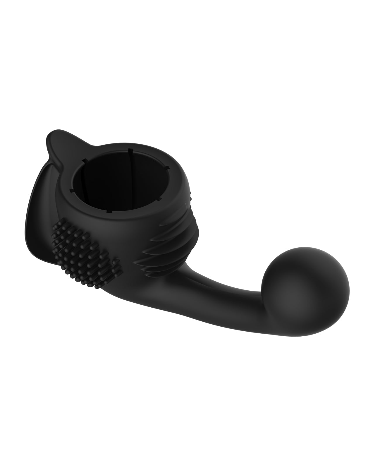 Lovense Domi Flexible Rechargeable Mini Wand Attachment - Black