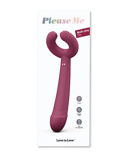 Love to Love Stimulator Vibrator with Multi-Motor Design and Textured Ring for Personalized Sensual Stimulation