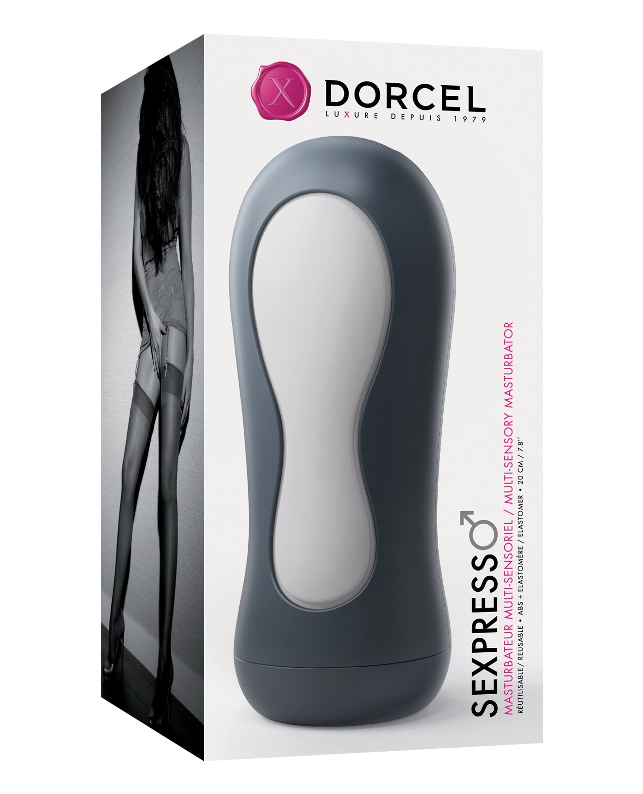 Dorcel Male Masturbator Textured Silicone Suction Design for Intense Solo Stimulation