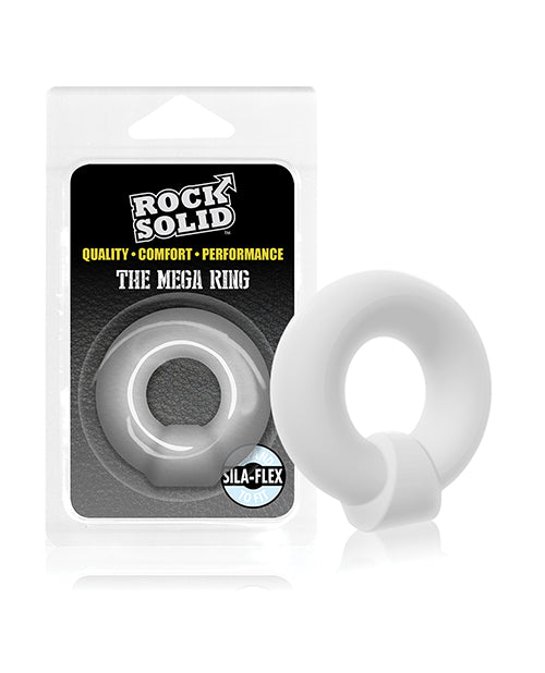 Rock Solid Penis Enhancement Ring with Comfort Knob and Translucent Design for Stronger Erections